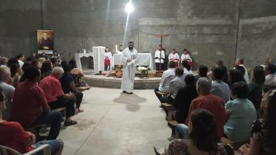   Comunidade do Bairro BancÃ¡rio celebrou o padroeiro Frei GalvÃ£o com Santa Missa 